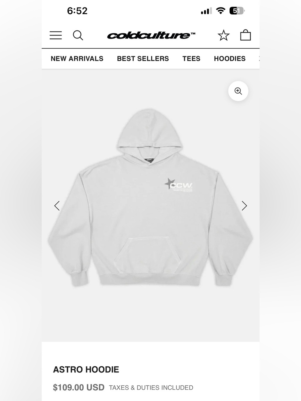 ColdCulture Astro Hoodie - Picture 2 of 7